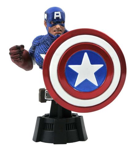 Marvel comic captain america bust