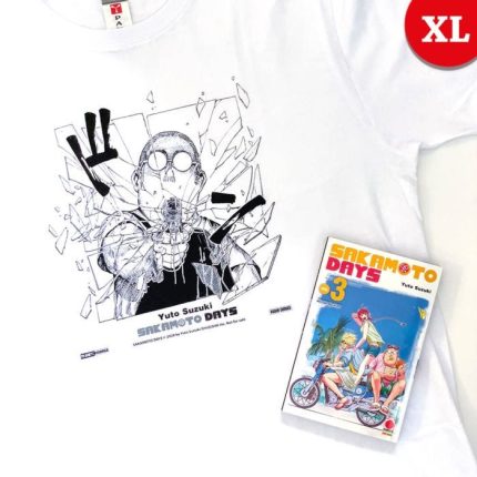 Sakamoto Days 3 Variant con T-Shirt Taglia XL