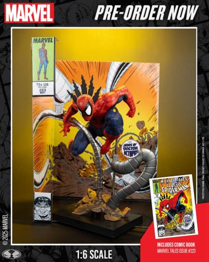 Marvel collection w5 1:6 spider-man (marvel tales #223) figure