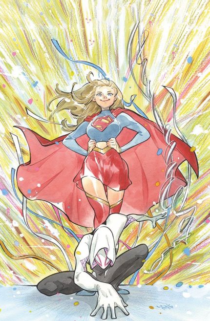 Spider-Man/Superman Variant Cover di Peach Momoko